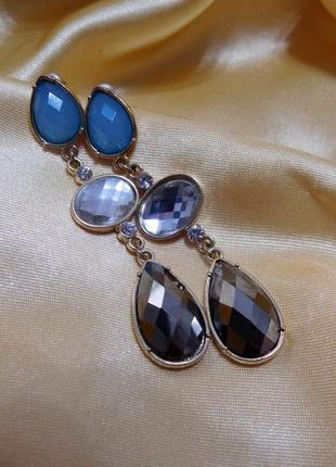 Серьги  длина 7 см