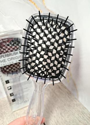 Расческа для волос superbrush plus hollow comb, с логотипом