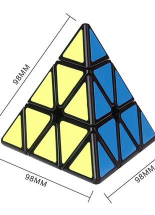 Кубик рубика пирамидка мефферта карбон (черная )6 фото