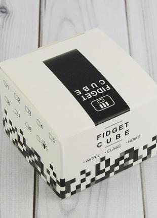 Кубик антистрес fidget cube (зелений з чорним)2 фото