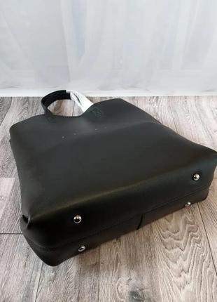 Женская кожаная сумка-шоппер  polina & eiterou8 фото