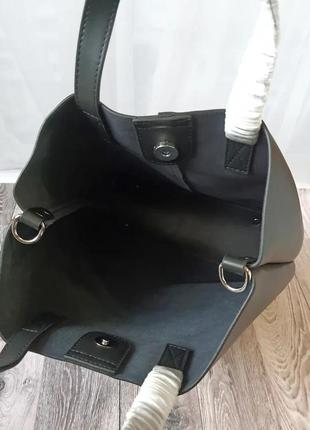 Женская кожаная сумка-шоппер  polina & eiterou7 фото