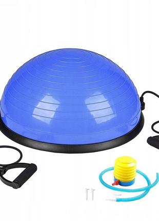 Балансувальна платформа springos bosu ball 57 см bt0001 blue1 фото