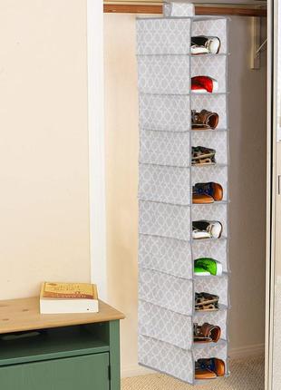 Подвесной органайзер для хранения (одежды, белья, аксессуаров, игрушек) springos ha30375 фото