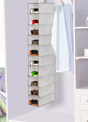 Подвесной органайзер для хранения (одежды, белья, аксессуаров, игрушек) springos ha30374 фото