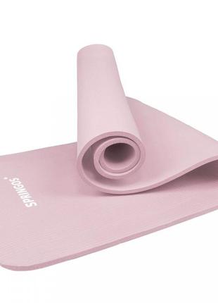 Килимок (мат) для йоги та фітнесу springos nbr 1.5 см yg0040 pink poland
