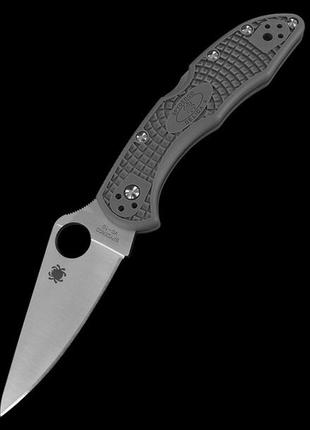 Ніж spyderco delica 4 сірий