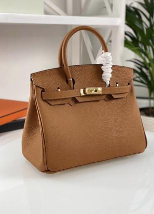 Жіноча шкіряна сумка біркін 35
