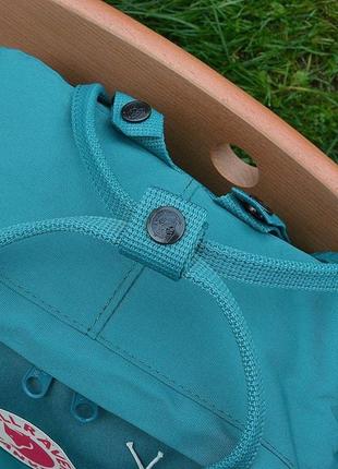 Рюкзак женский, мужской fjallraven kanken, зеленый (канкен, городской, спортивный ранец)4 фото