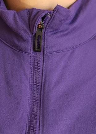 Брендова жіноча спортивна кофта +майка адідас куртка і топ фіолетова climate adidas s 449 фото