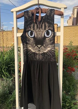 Чорний сарафан від top shop