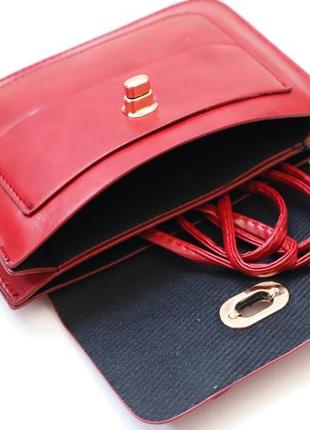 Жіноча маленька сумка сумочка крос-боді через плече міні клатч3 фото