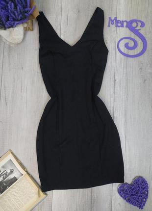 Женское платье amisu без рукавов черное размер s (44)