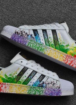 Кроссовки женские adidas superstar2 фото