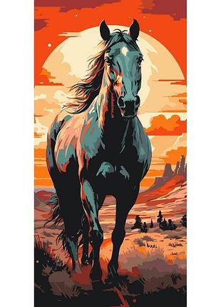 Картина по номерам "horse art" 11541-ac 40х80 см