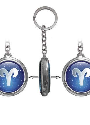 Брелок 6952 об'ємний зодіак овен