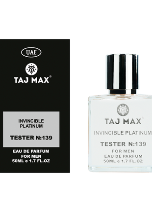 Taj max invinseble platinum 50ml 139 парфумована вода для чоловіків