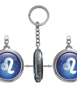Брелок 6951 об'ємний зодіак лев