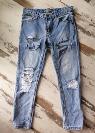 Джынсы рваные pull&bear 6