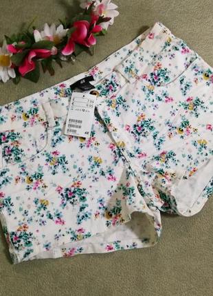 Новые!фирменные коттоновые шорты h&amp;m