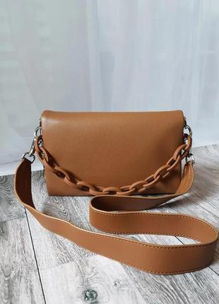 Женская сумочка из натуральной кожи (97119/brown)