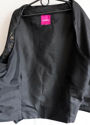 Мужская черная жилетка для костюма с узором готика ретро винтаж стимпанкl 483 фото
