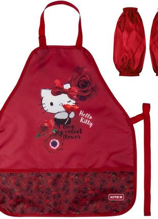 Фартук с нарукавниками для творчества и трудов “hello kitty” kite hk20-161