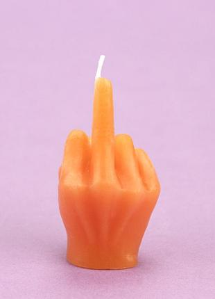 Декоративная свеча фигурная f*ck 12920 (телесная)
