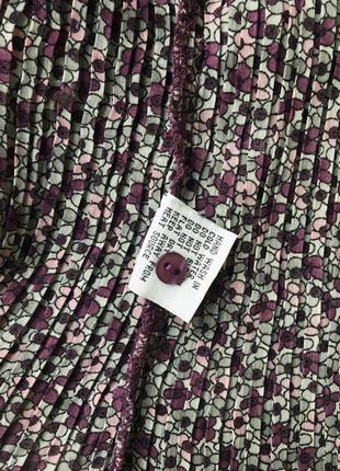 Экстравагантная блуза с рукавами лапшой красивый принт kriss london6 фото