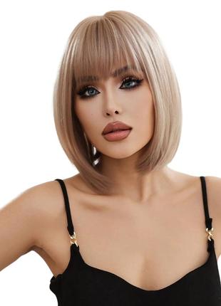Парик каре темный блонд, термоволокно dc1122-1