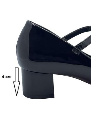 Туфлі для дівчаток hongquan bz1155/33 чорні 33 розмір2 фото