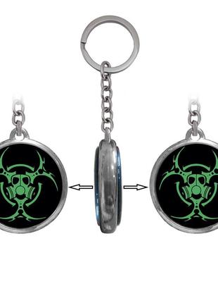 Брелок 7557 обеъмный био опасность