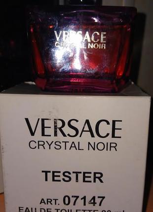 Новинка! тестер-оригинал! вечерний шикарный парфюм versace crystal noir 90ml абсолютно новый