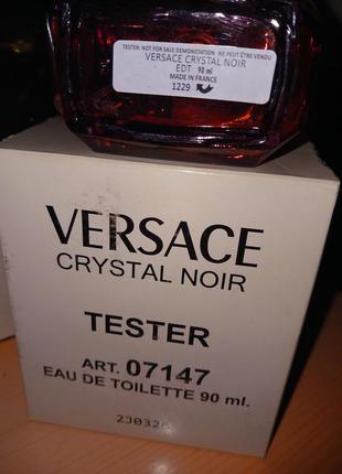 Новинка! тестер-оригинал! вечерний шикарный парфюм versace crystal noir 90ml абсолютно новый2 фото