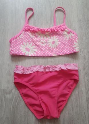 Стильный купальник george девочке 6-7 л 116-122 см