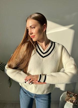 Теплый женский свитер акрил + шерсть10 фото
