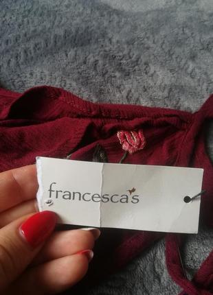 Романтическая блуза в цветы francescas5 фото