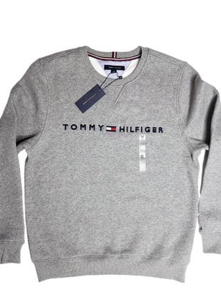 Чоловічий світшот tommy hilfiger сірий