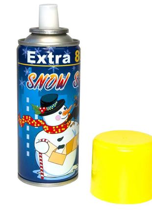 Снег искусственный snow spray (250 мл) оранжевый2 фото