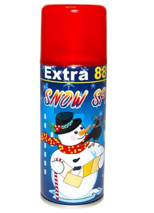 Сніг штучний snow spray (250 мл) помаранчевий