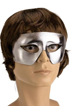Венеціанська маска містер х (срібна)
