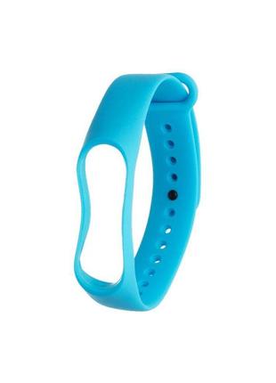 Ремешок для xiaomi mi band 3 / 4 original design цвет голубой