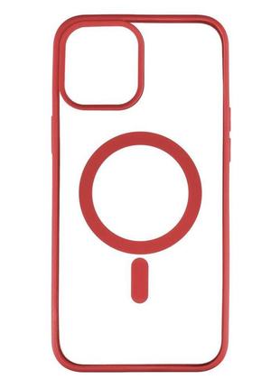 Чехол для iphone 12 pro max color magsafe цвет 01 red