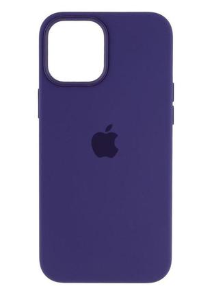 Чохол original silicone case+magsafe+splashscreen для iphone 12 pro max колір 12, amethyst