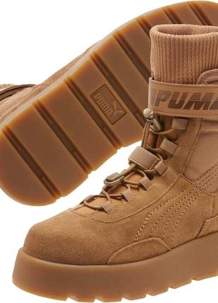 Fenty x puma scuba boot brown