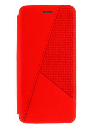 Чехол-книжка кожа twist для xiaomi poco m3 цвет 7, red