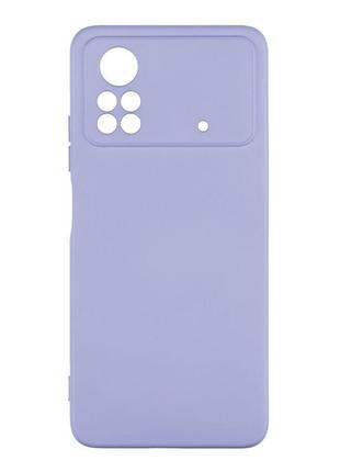 Чехол full case tpu+silicone touch no logo для xiaomi poco x4 pro 5g цвет 11, ivory6 фото