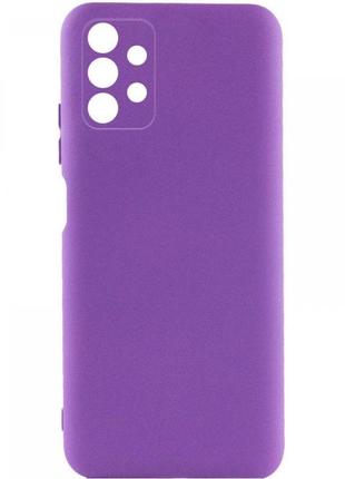 Чехол для samsung galaxy m14 silicone cover full camera a  цвет 34 purple