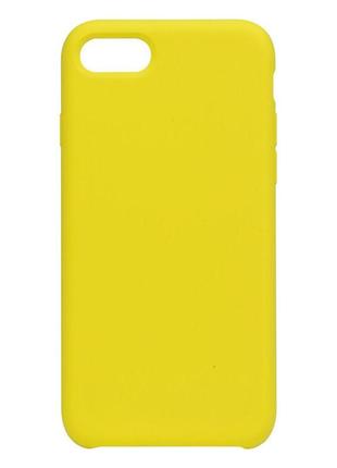 Чехол soft case для iphone 7/8/se2 цвет 50, canary yellow