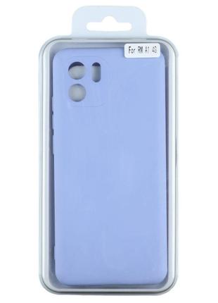 Чехол для xiaomi redmi a1 4g full case tpu plus silicone touch no logo цвет 20 blue3 фото